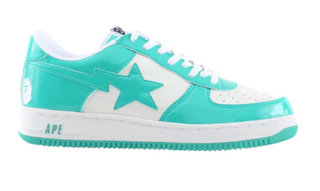 A Bathing Ape Bape Sta White Green