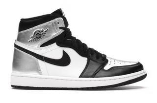 AJ1 High Silver Toe