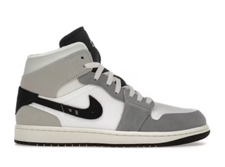 AJ1 Mid White Cement Grey Black