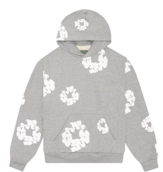 Denim Tears Cotton Wreath Hoodie Grey