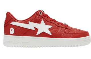 A Bathing Ape Bape Sta Low #3 Line Camo Red
