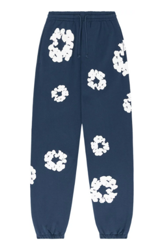 Denim Tears Cotton Wreath Sweatpants Navy