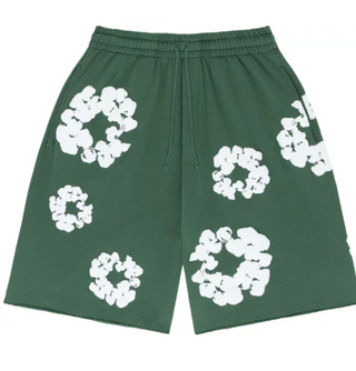 Denim Tears Cotton Wreath Sweatshorts Green
