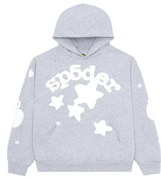 Sp5der Beluga Hoodie Grey