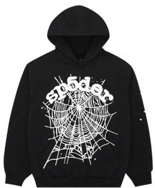 Sp5der OG Web Hoodie Black