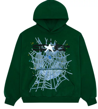 Sp5der Web Hoodie Hunter Green