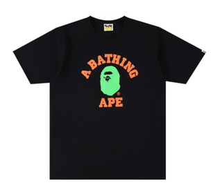 Bape College Tee Black