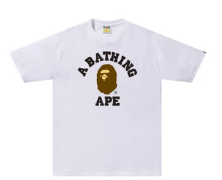BAPE College Tee White