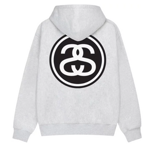 Stussy SS Link Hoodie Ash Heather