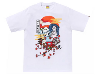 BAPE Japan Culture Ape Head Tee White