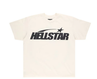 Hellstar Classic Logo Tee White (Regular Print) White/Black
