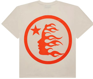 Hellstar Classic Gel Print Tee White/Orange