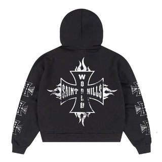 Saint Hills Chopper World Hoodie Black