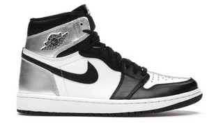 AJ1 High Silver Toe