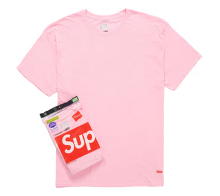 Supreme Hanes Tees Pink