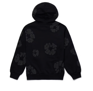 Denim Tears Cotton Wreath Hoodie Black Monochrome