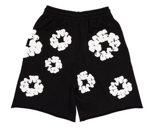 Denim Tears The Cotton Wreath Shorts Black