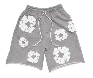 Denim Tears Cotton Wreath Sweatshorts Grey