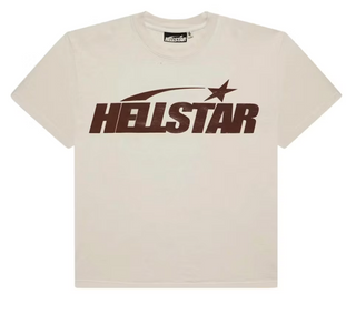 Hellstar Classic Gel Tee White/Brown