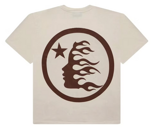Hellstar Classic Regular Print Tee White/Brown
