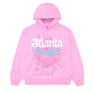 Sp5der Atlanta Hoodie Pink