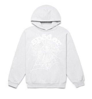 Sp5der OG Web Hoodie Heather Grey