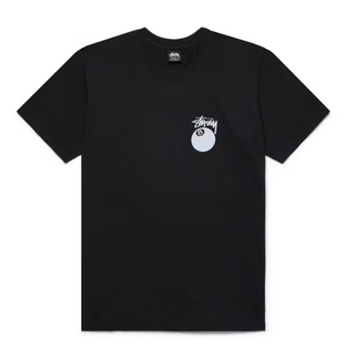 Stussy 8 Ball Pigment Dyed Tee Black