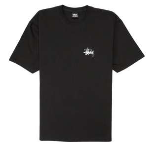Stussy Basic Pigment Dyed Tee Black