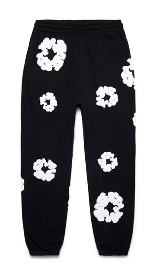 Denim Tears Cotton Wreath Sweatpants Black
