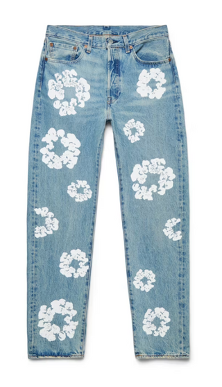Denim Tears x Levi's Cotton Wreath Jeans Light Wash
