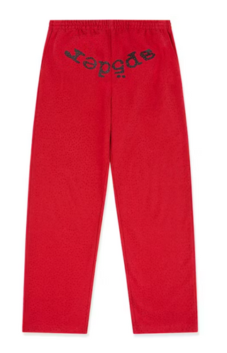 Sp5der VVS Sweatpants Red