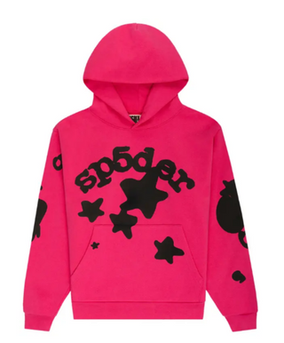 Sp5der Beluga Hoodie Pink