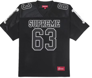 Supreme Bones Football Jersey Black