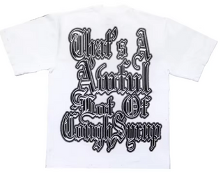 That's A Awful Lot Of Cough Syrup Angel Tee White