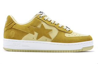 A Bathing Ape Bape Sta Suede Yellow