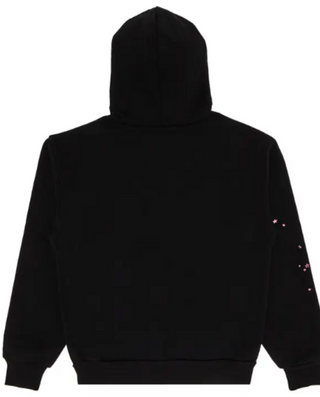 Sp5der Angel Number Hoodie Black