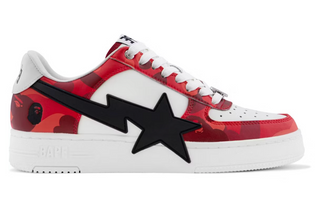 A Bathing Ape Bape Sta Low #1 Color Camo Red White