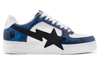 A Bathing Ape Bape Sta Low #1 Color Camo Blue White