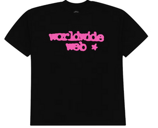 Sp5der Web Tee Black/Pink