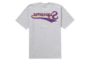 Supreme Backwards Tee Heather Grey