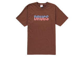 Supreme Drugs Tee Brown