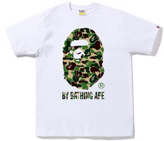 BAPE ABC Camo By Bathing Ape Tee White/Green