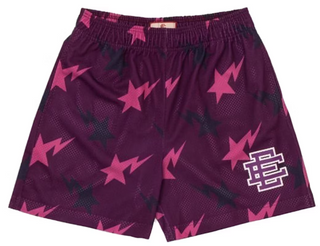 Eric Emanuel x BAPE Miami Basic Short Purple/Pink
