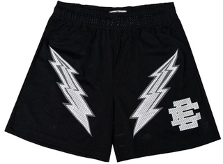 Eric Emanuel EE Basic Lightning Bolt Shorts (Cyber Monday) Black/White