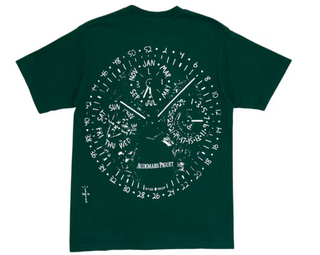 Travis Scott CJ x Audemars Piguet Watch Face Tee Green