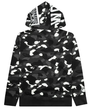BAPE City Camo Shark WGM Full-Zip Hoodie (SS23) Black