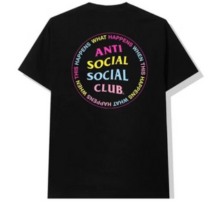Anti Social Social Club What Happend Tee Black