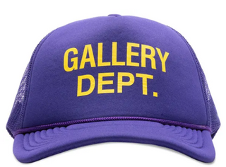 Gallery Dept. Logo Trucker Hat Purple/Yellow