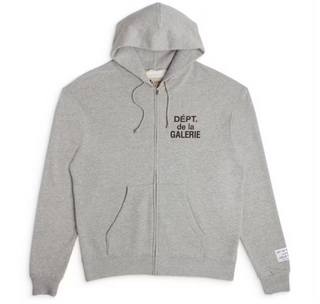 Gallery Dept. French Zip Hoodie Heather Grey