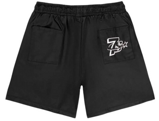 Triple 7S Nylon Button Up Shorts